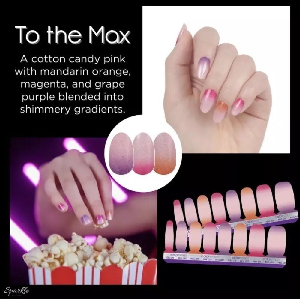 Color Street TO THE MAX Real Nail Polish Strips